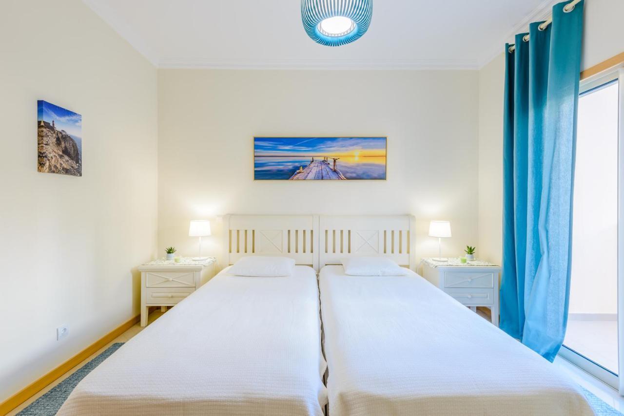 Bnb Homes Ocean View Apartment With Huge Sunny Terrace, 2 Swimming Pools & Tennis Court Albufeira Esterno foto