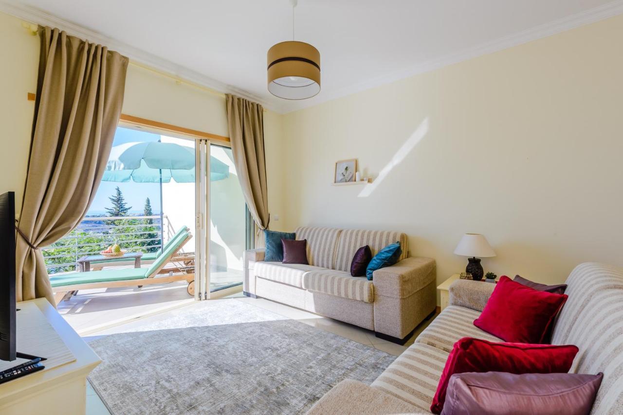 Bnb Homes Ocean View Apartment With Huge Sunny Terrace, 2 Swimming Pools & Tennis Court Albufeira Esterno foto