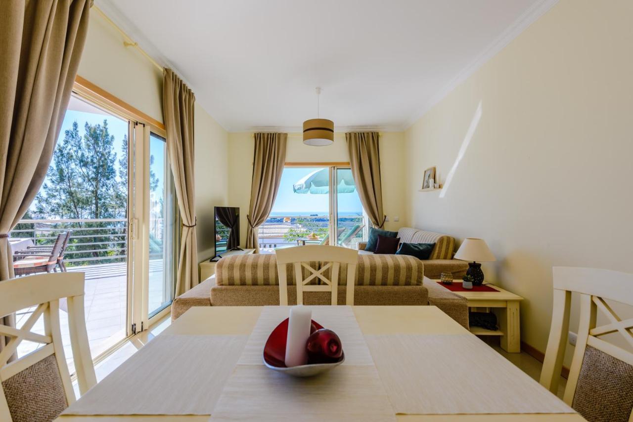 Bnb Homes Ocean View Apartment With Huge Sunny Terrace, 2 Swimming Pools & Tennis Court Albufeira Esterno foto