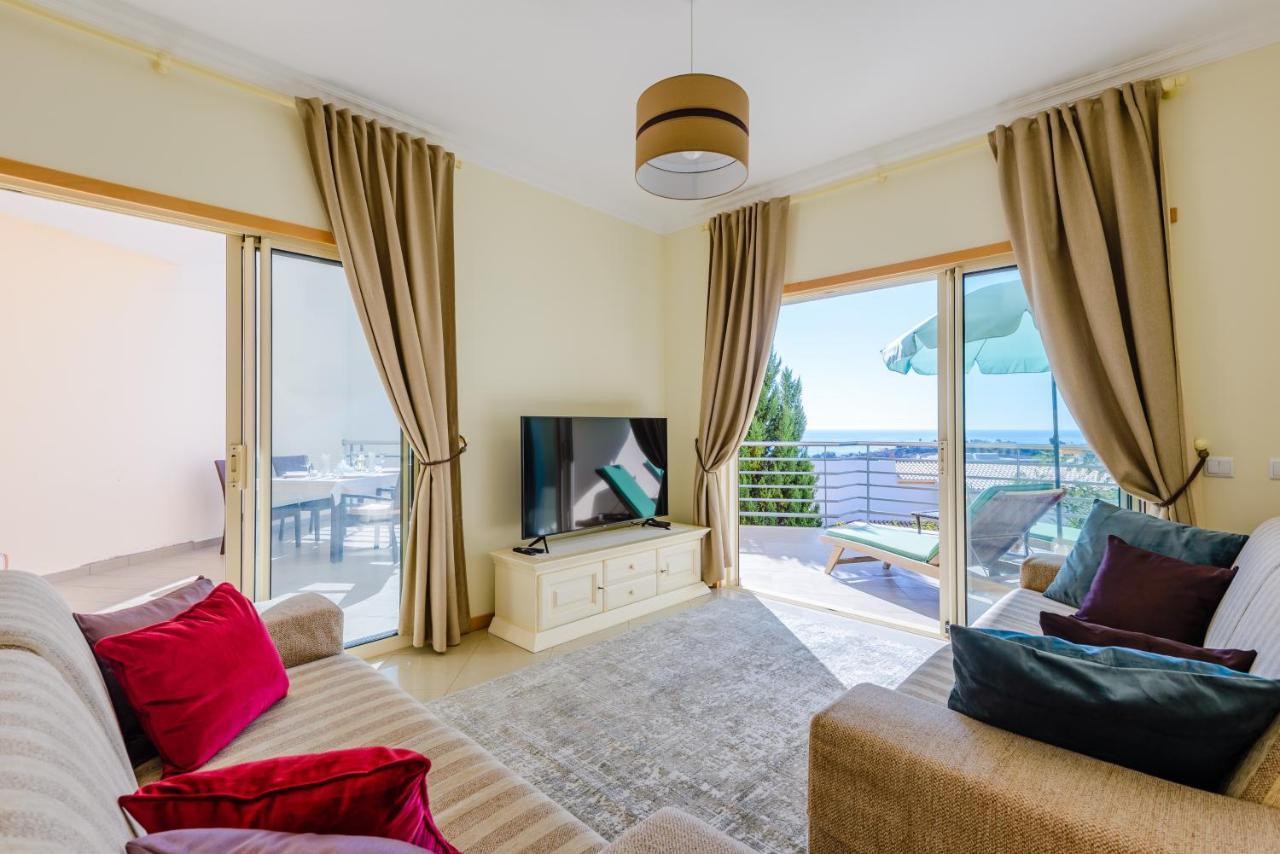 Bnb Homes Ocean View Apartment With Huge Sunny Terrace, 2 Swimming Pools & Tennis Court Albufeira Esterno foto
