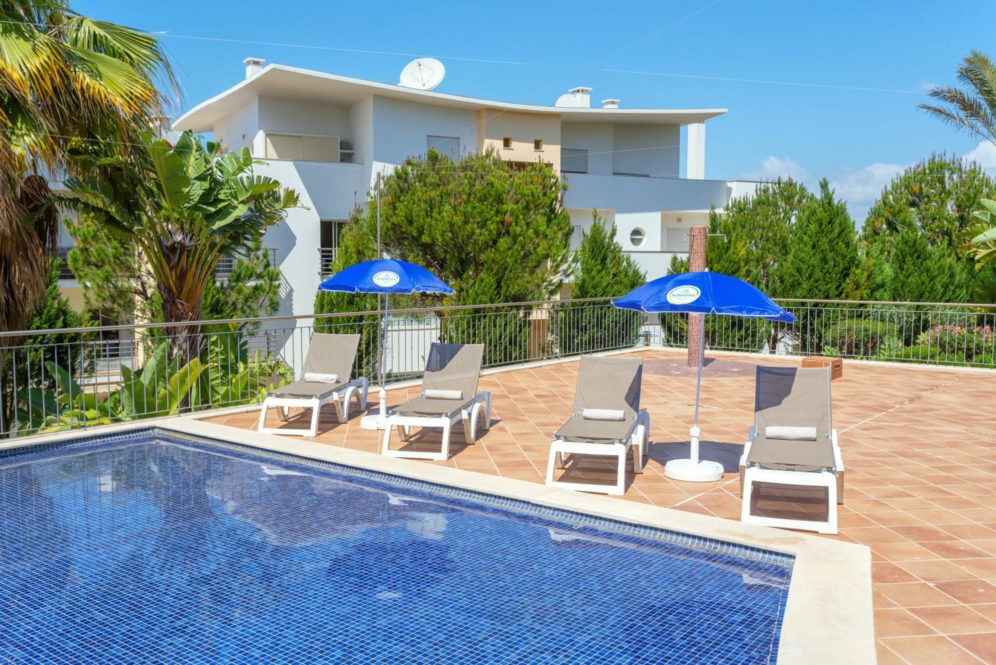 Bnb Homes Ocean View Apartment With Huge Sunny Terrace, 2 Swimming Pools & Tennis Court Albufeira Esterno foto